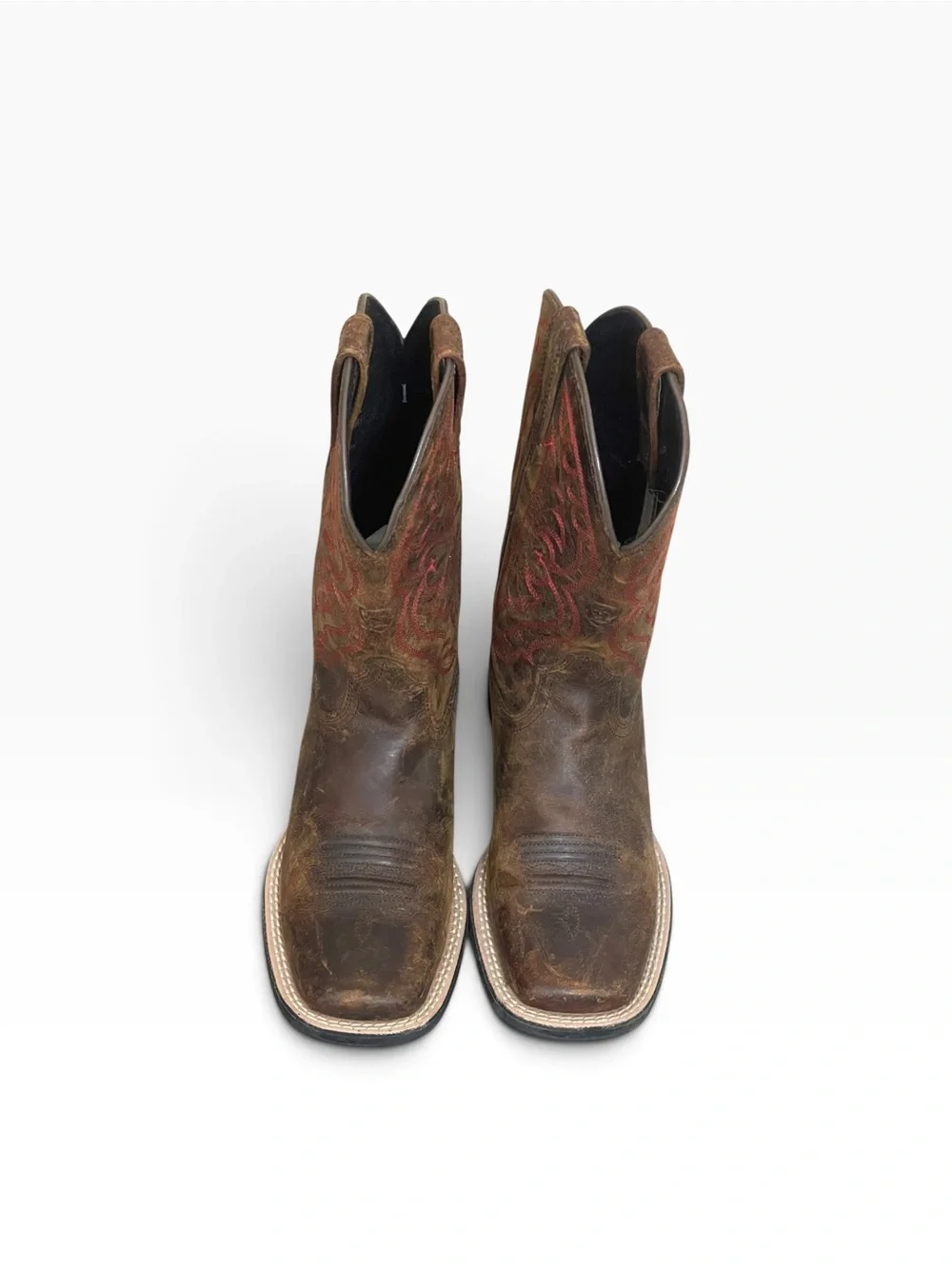 Ariat Quickdraw Western Cowboy Boots 10004853 Boys Size 1(USA)